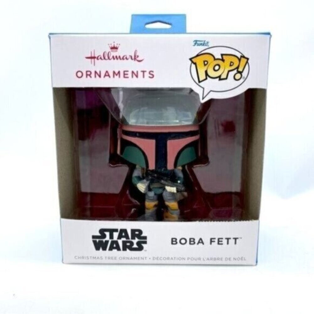 Hallmark Funko Pop! Star Wars Boba Fett Ornament New